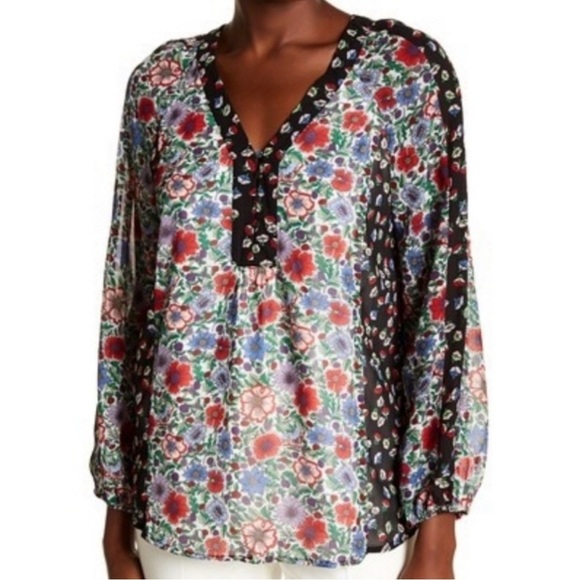 Nanette Lepore In The Moment floral blouse - Picture 2 of 9